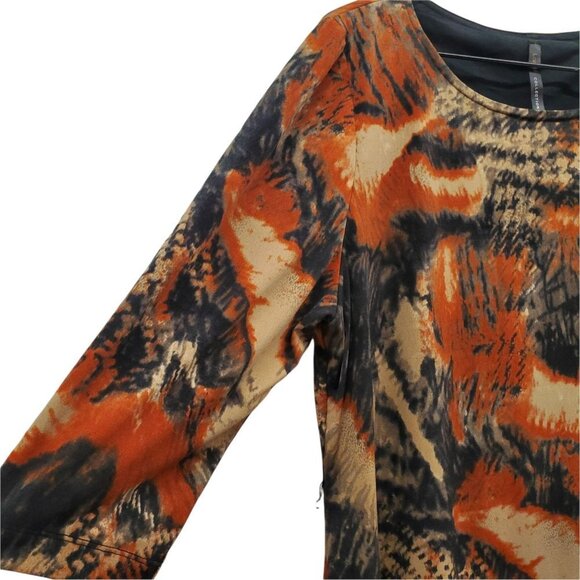 Lori M Collection Abstract Pattern Style Dress - Picture 4 of 8